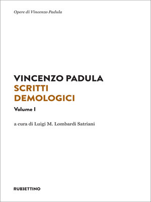 cover image of Scritti demologici